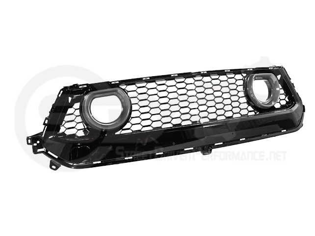 2024-UP FORD MUSTANG ECOBOOST & GT | GTV STYLE FRONT UPPER GRILLE LED AIR INTAKES